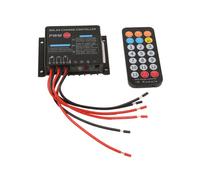 12V 24V 10A IP68 Waterproof Solar Charge Controller Li-Ion, Lead Acid Battery Regulator with IR Remote Control