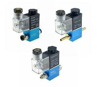 12V 24V 220V Pneumatic Solenoid Valve 2 Position 1/4 Port 2 Way Normally Closed 2V025-08 Air Compressor Magnetic Control Valve 1Pcs(12mm-12mm KN,Onecolor)