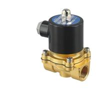 12V 24V 220V Solenoid Valve Electric Solenoid Valve Brass Material Corrosion-Resistant Easily Replaceable Two-Position One-Way(DN20 DC12V)