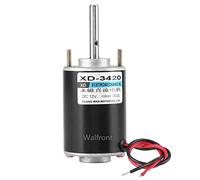Electric Gear Motor for DIY Generator 12V/24V 30W Permanent Magnet DC Motor Reversible High Speed 3000 RPM XD-3420