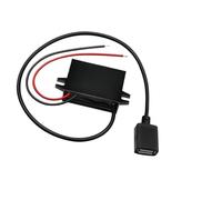 12V 24V 36V 48V 60V 72V to 5V 3A 15W DC DC 8-85V to 5V USB Converter with Type C and USB Output Power Adapter Converter(Single square USB)