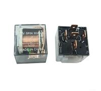 12V/24V 40A 5-Pin Sealed Automotive for Relay for General Purpose Industrial Use, IP67-Rated with Silver Alloy Contacts & All-Copper Coil, Black(12V)