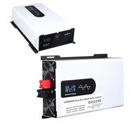 12V 24V 48V 60V DC to 110/220V AC Split Phase with Battery AC Charger,Off Grid Low Frequency Solar Inverter for Home(6000w,12V)