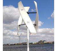 12V 24V 48V Helix Maglev Vertical Wind Turbine Generator - 8000W DC Power with Charge Controller, 3 Blades for Marine, RV, Home, and Business Use