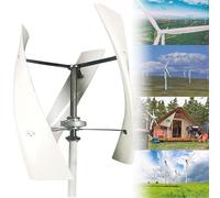 12V 24V 48V Wind Turbine Generator Kit - 6000W Vertical Wind Power System with Controller for Home, Boats, Gazebos, and Cabins - Renewable Energy Solution
