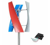 12v/24v/48v wind turbine,wind power generator kit with electromagnetism controller,3 vertical blades wind turbine generator,3-phase ac permanent magnet generator 5000W-24v