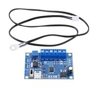 12V 24V 4A Fan Temperature Control 2 / 3 / 4 Cable Fan Speed Regulation Module Thermostat Speed Sensory Adjustable Controller