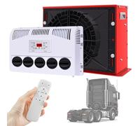 12V/24V AC Unit, Split-TypeTruck Cab Air Conditioner, Mini Split Conditioner Cooling Rapidly for Semi Trucks Bus Caravan, Rig Sleeper, Trucks, RV, Vans, Buses, Low Noise
