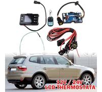 12V 24V Air Diesel Parking Heater Controller with LCD Monitor, Remote Control, Motherboard, Wire Harness, and Temp Sensor for 2KW to 8KW Heaters