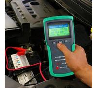 12V/24V Automotive Battery Load Tester, Digital Car Battery Analyzer with Voltage Monitoring & Engine Start Performances Test, Cranking Health Check, Charging System Diagnostic Tool