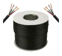 12v 24v Automotive Cable 2/3/4/5/7/13 Multi Core Cable Wire Flat/Round (Round 4 Core, 5.75 Amps, 0.65mm, 30 Metres)
