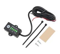 12V 24V Battery Capacity Monitor with 5 LED Display IP65 Battery Voltage Meter Auto Recognition for RVs Electric Vehicles Club Cars AGVs and More
