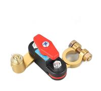 12V/24V Battery Disconnect Switch, Heavy Duty Double-Sided Rotary Anti-Leakage Master Power Cut Kill Isolator for Car Truck RV Marine Boat(Zinc Alloy B)