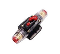 12V 24V Car Audio Circuit Breaker 20A 30A 40A 50A 60A 80A 100A 125A 150A Suitable Self-Recovery Fuse Holder Modified Fuse Adapte(25v)