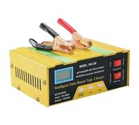 12V/24V Car Battery Charger with LCD Display Automatic Smart Fast & Trickle Charger Vehicle, Motorcycle, Van, HGV & Lorry Battery Maintainer & Desulfator