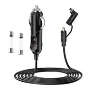 12V/24V Car Charger Cable DC7909/DC8020, 14AWG 2M/6.6FT Cigarette Lighter to DC Cord for Portable Power Station Compatible with Jackery Explorer 240/300/500/1000, BLUETTI EB3A/EB70/EB70S, Anker