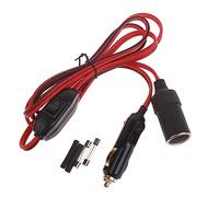 12V 24V Car Cigarette Lighter Female Socket Extension Cable Car Accessories