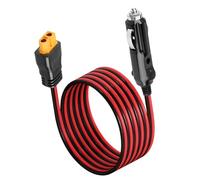 12V/24V Car Cigarette Lighter to XT60 Charging Cable, 3 Meters/10FT 16AWG XT60 Plug Car Charger Cable ECOFLOW DELTA 3/2 MAX Bluetti EB55 AC70 Anker SOLIX C200 C300 C1000 F2000 Solar Generator
