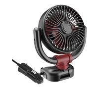 12V/24V Car Fan Brushless Motor Low Sound Operations 360 Rotation For Vehicle Use Energy Efficient Cooling Solution Truck Cooling Fan Strong Airflows