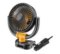 12V/24V Car Fan Brushless Motor Low Sound Operations 360 Rotation For Vehicle Use Energy Efficient Cooling Solution Truck Cooling Fan Strong Airflows