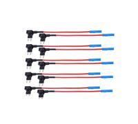12V 24V Car Fuse Blades Holder Circuit Adapter Protector Splitter ATM APM Tap Micro Connector Truck Automobile Accessories(Small x10)