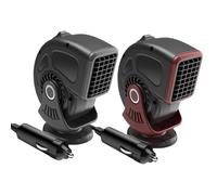 12V/24V Car Heater Defroster Car Heater and Cooling Fan 2 in 1 Fast Heating Low Noise 180 Degree Rotation No Open Flame Car Defroster