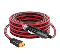 12V/24V Cigarette Lighter to XT60 Extension Cable 3M, for ECOFLOW, 16AWG | DC Adapter XT60 Car Charger for BLUETTI Power Station EB55/AC2A/AC70, Anker 757/767, SOLIX Solar Generator, DELTA/River 3/2