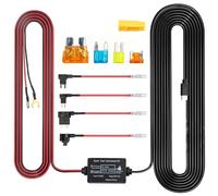 12V-24V Dash Cam Hardwire Kit USB-C Right-Angle with Low Voltage Protection Power Cable for Dash Cameras GPS Radar Detectors Easy Installation Type-C Connection 4m