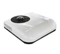 12V/24V DC Air Conditioner - RV Rooftop DC Unit for Truck Boat Camper | Automotive Travel Trailer Cooling System (White) (12V)