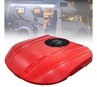 12V/24V DC Air Conditioner/Ultra-Thin Car Roof Air Conditioner Is Applicable To Minivans, Off-Road Vehicles, Pickups, Motor Homes, Trucks, Agricultural Vehicles, Excavators,Red,12V