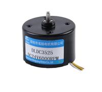 12V 24V DC Brushless Motor Five Lines BLDC-3525 High-speed Built-in Inductive Drive Adjustable Speed Can CW CCW Motor(12V3000RPM)