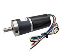 12V 24V DC Brushless Planetary Gear Motor 11 To 1540 RPM Adjustable Speed Reversible With Brake And Current Overload Protection(12v 160rpm 7.7kg.cm)