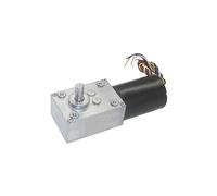 12V 24V DC Brushless Self-Lock Worm Gear electronic starter With Speed Feedback Reverse Speed Regulation Gearmotor(24V 28RPM)