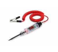 12V 24V DC Car Circuit Tester Pen, Automotive Voltage Test Lamp with LCD Display, Crocodile Clip & Spring Wire, 5-120V DC Electrical Tester for Cars, Trucks & Motorcycles