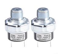 12V 24V DC Compressor Switch for Air Tank | 70-100PSI range, auto cut-off, 2-pack value, fits air tanks, train suspension systems