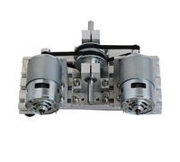 12V 24V DC Dual Spindle Motor Drive Kit 775 795 895 DC Motor Large Torque Timing Belt Pulley 60 80 Teeth Synchronous Wheels(775 Motor - 80 Teeth)