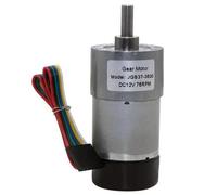 12V 24v DC Gear Motor 6-1600RPM Hall Encoder Electric All Metal Gear Box High Torque Encoder Gear Motor Reducer(Only Motor,12V 10 RPM)