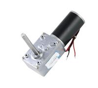 12V 24V DC Motor Brushes Reducer Large Torque Adjustable Speed 5840-31ZY Worm Gear Extended Shaft 51MM Motors(80RPM-12VMOT AND BRAC)
