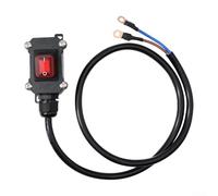 12V 24V DC Motorcycle for battery Disconnect Switch with Waterproof Construction and Insulated Cable for Reliable Power and for battery Protection (100cm)