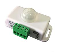 12V 24V DC PIR Motion Sensor Infrared Switch Controller with Adjustable Delay Timer and Max Load 6A for Security Lighting and Automatic Load Switching