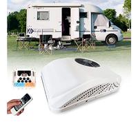 12V/24V Dc Rv Air Conditioner 2 In 1 Rv Rooftop Air Conditioner With Cooling And Heating, Electric Parking Air Conditioner Motorhome Air Conditioning System For Car Rv Truck Camper Excavator 48V