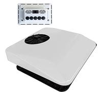 12V/24V Dc Rv Rooftop Air Conditioner Electric Parking Air Conditioner Cooling Only, 8 Hour Running Rv Air Conditioner Air Conditioning System For Car Rv Truck Camper Excavator 24V White