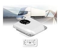 12V/24V Dc Rv Rooftop Air Conditioner Ultra Thin Electric Parking Air Conditioning Cooling Only, 8 Hour Running Universal Car Air Conditioner For Motorhome Camper Van Caravans Bus Boat 12V White