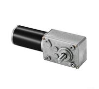12V 24V DC Worm Gear Motor with Adjustable Rotation Direction for Robotics and Home Appliance Projects (12V40RPM)