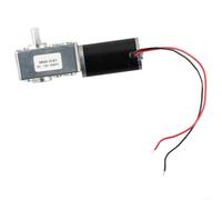 12V 24V DC Worm Gear Motor with Adjustable Rotation Direction for Robotics and Home Appliance Projects (12V10RPM)