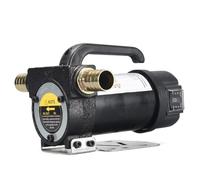 12V 24V Electric Oil Well Pump Small Diesel Fuel Dispenser Positive and Negative Pumping Unit Self Priming Flow Pressure Meet Various Application Needs(Black,24V)