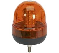 12V / 24V Fixed LED Rotating Amber Beacon Light - 12mm Threaded Fixing Bolt