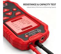 12V 24V for battery Tester For Starter And Alternator System | Tests 12V/24V batteries, 100-1700 for cca range, EN/German standards, accurate cranking amps, digital readout