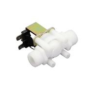 12V 24V G1/2" Plastic Electrical Inlet Solenoid Water Valve, Compatible for Washing Machine Water Dispenser Garden Spray Irrigation NC/NO(Pressure Type,12V_Open)