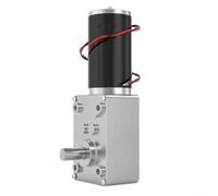 12V 24V Gearbox Motor with Worm Drive for Automation, Robotics, and Small Electrical Devices (24V80RPM)